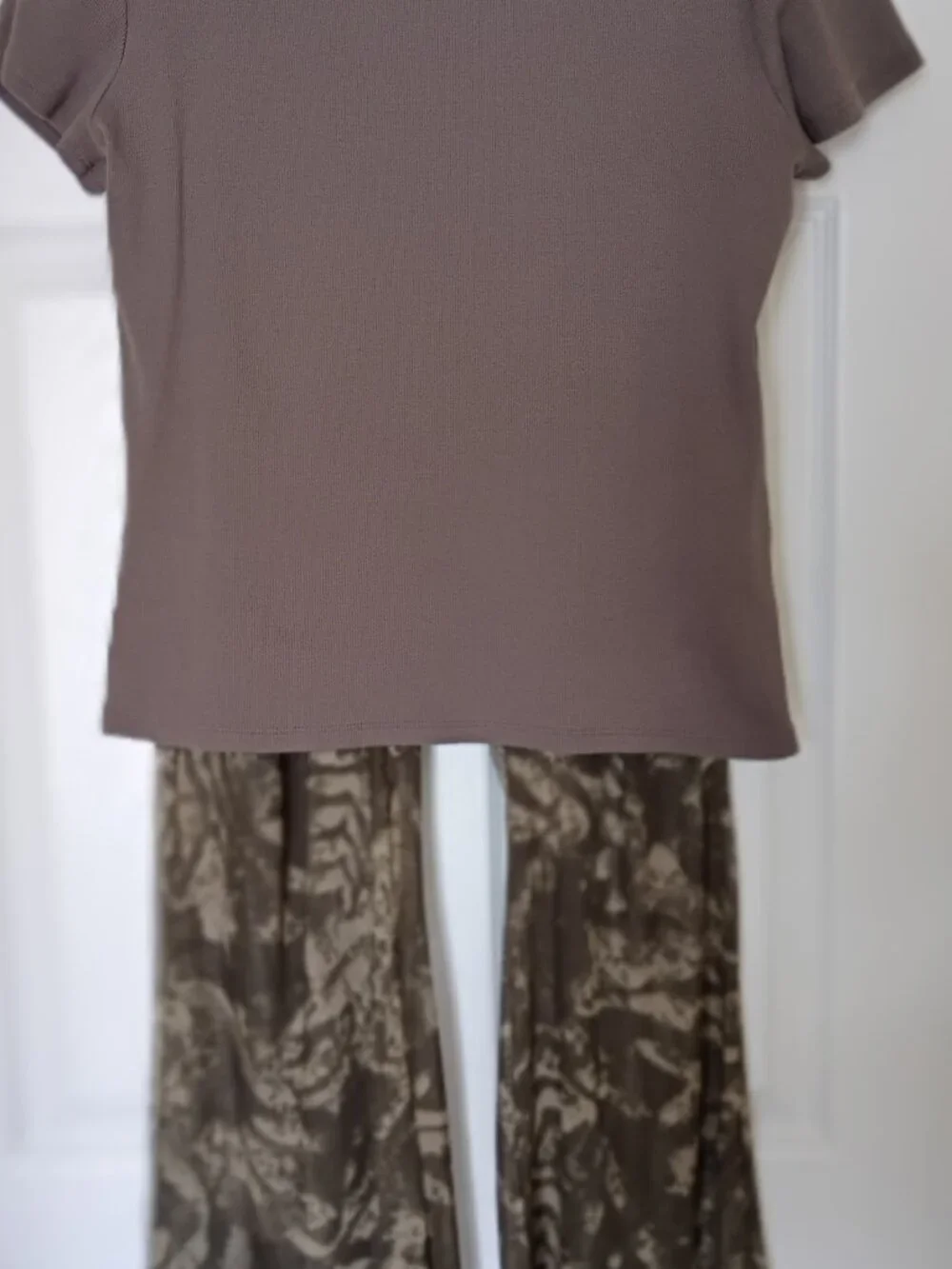 Camouflage calliope pants with matching  t-shirt set